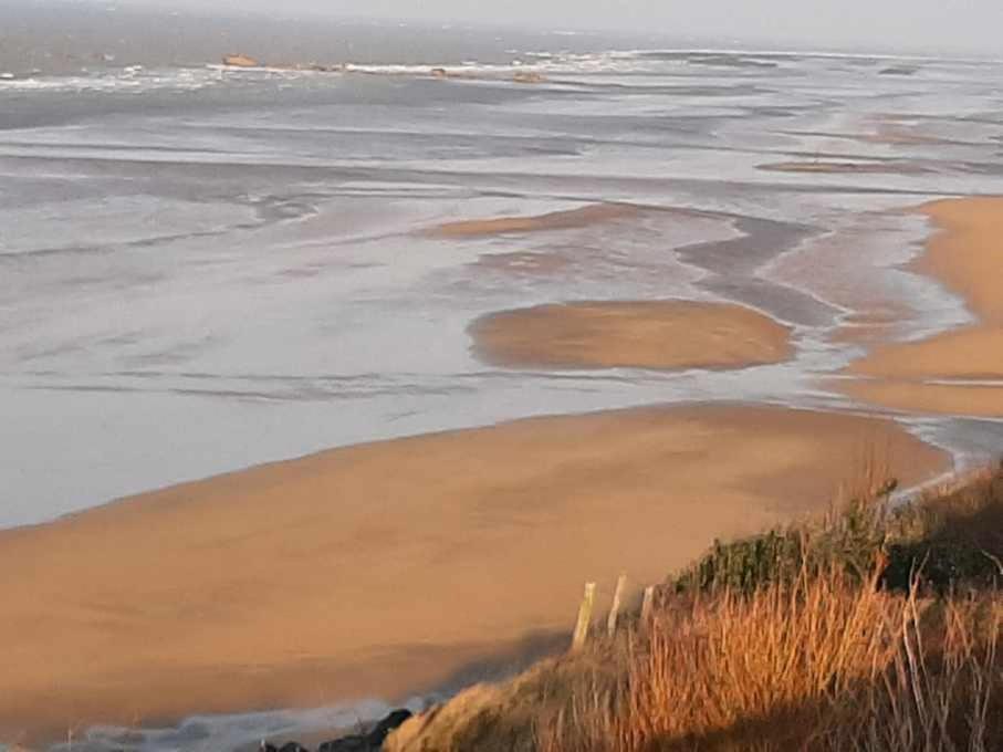 Les heures tranquilles - Vue mer - 50m de la plage Saint-Côme-de-Fresné Extérieur photo